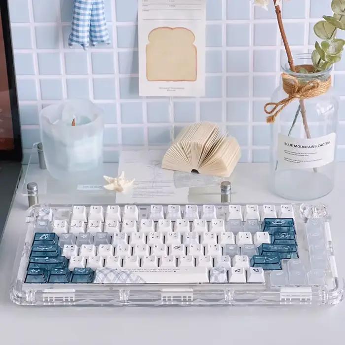 Capuchons de touches thème étoile de l'univers PBT + PC