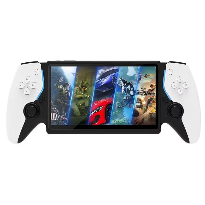 Nouveau PS5 7.0 pouces 64G système Open Source double contrôleur Console de jeu portable pour PSP Street Fighter compétition