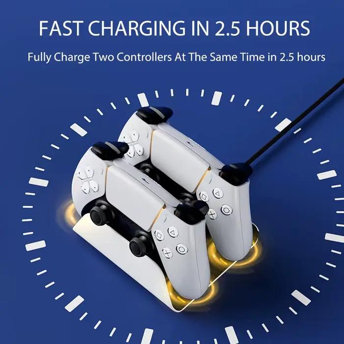 Chargeur PS5, station de chargement PlayStation pour mode
