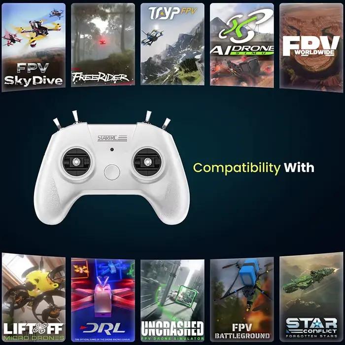 Drone S8 FPV simulateur télécommande 8CH système de formation de vol