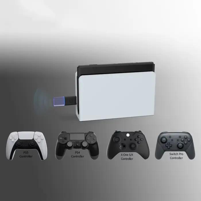 Adaptateur Bluetooth sans fil pour Switch Xbox One S/X, récepteur USB, dongle pour Android Box, accessoire de manette de jeu pour console et PC, connexion Bluetooth 5.0, compact et facile à utiliser