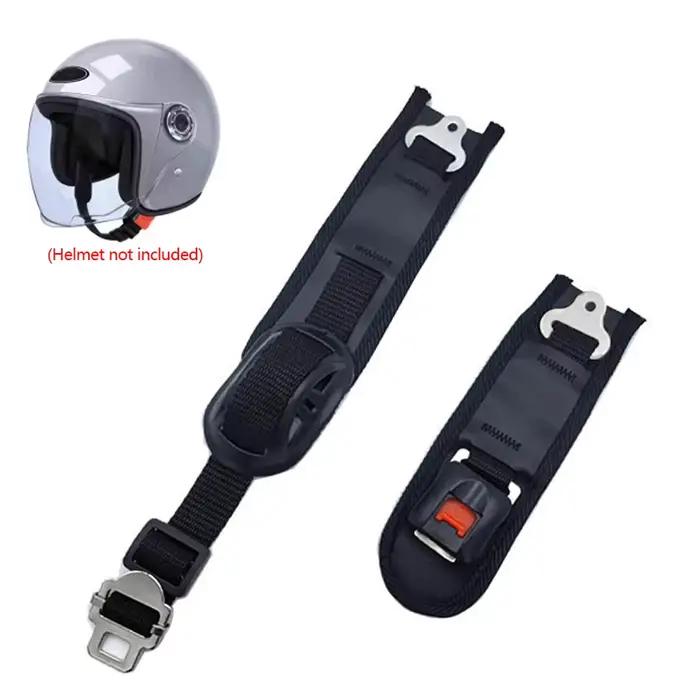 Stabilisateur de mentonnière pour casque de moto, boucle de fixation réglable et sécurisée pour mentonnière de casque de vélo électrique