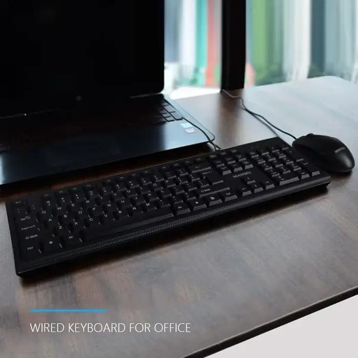 MANMU bureau clavier filaire jeu