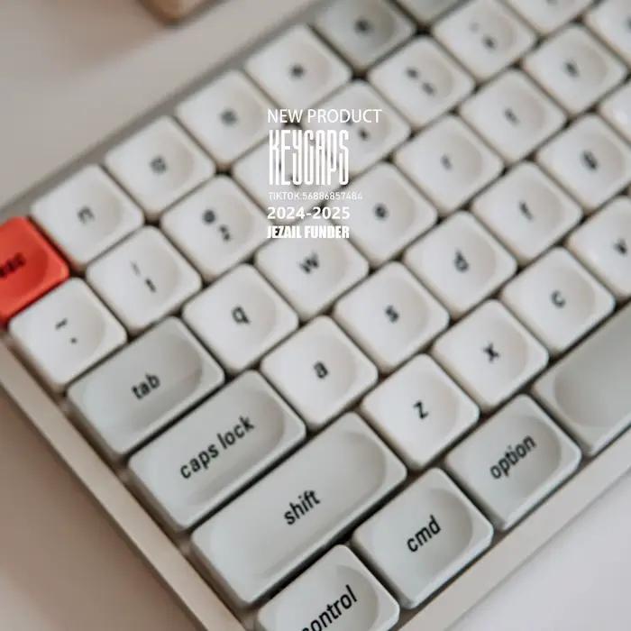 Capuchons de clavier personnalisables PBT profil bas pour bureau et jeu style rétro clavier mécanique original