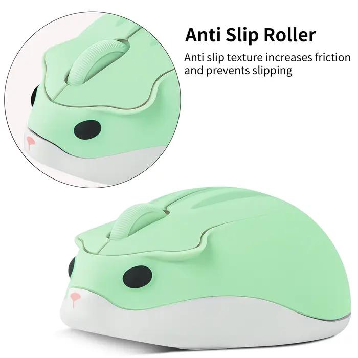 Souris sans fil 2.4G, aspect Hamster mignon