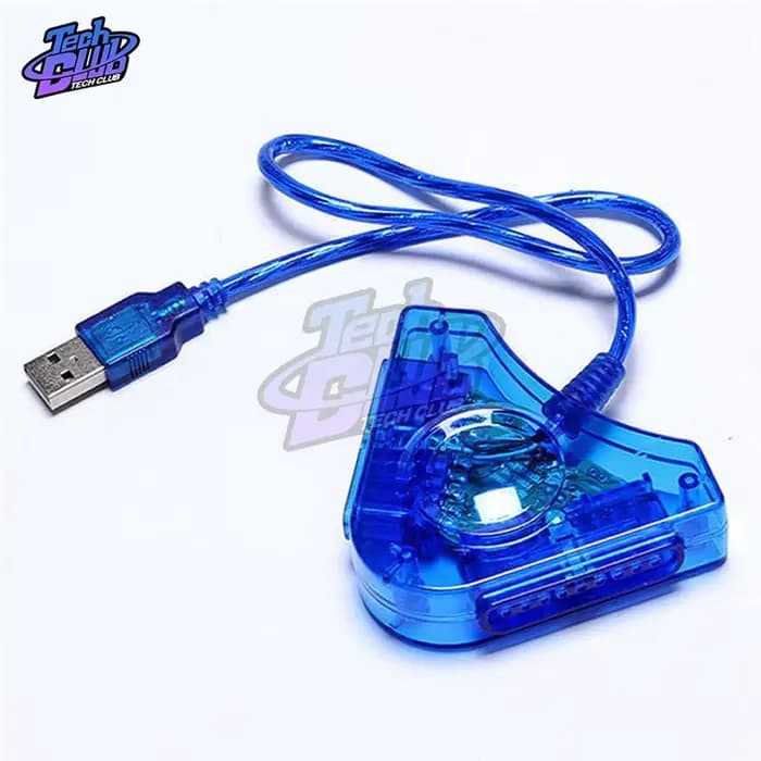 Câble de convertisseur adaptateur de manette de jeu de contrôleur USB pour PlayStation 2 PS1 PS2 Joypad vers jeux PC double Ports
