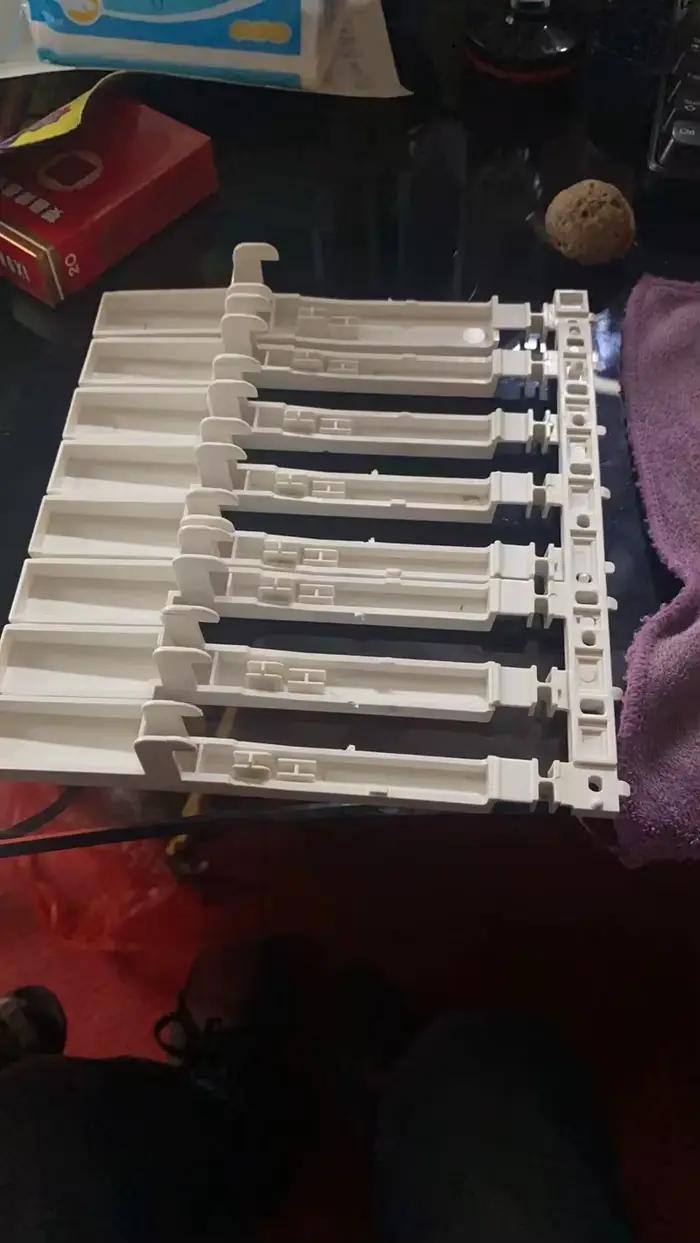 Pièces de clavier à touches blanches de remplacement