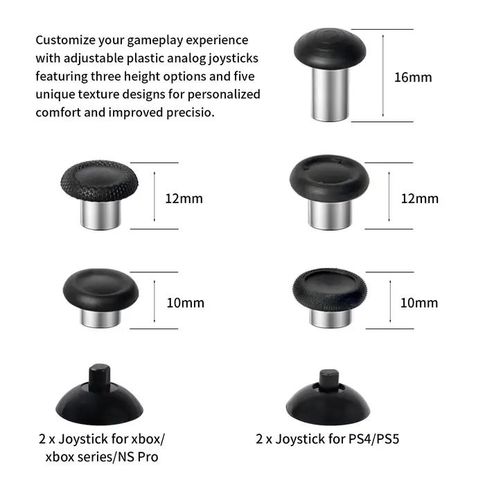 JoysUniverse-Bâtons de pouce analogiques ergonomiques interchangeables