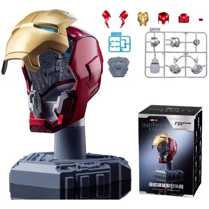 Masque de casque Iron Man Original, 9 Styles, Machine de guerre MK16 MK42 MK85 Tony Stark, jouets DIY, modèle figurine d'action, cadeau assemblé