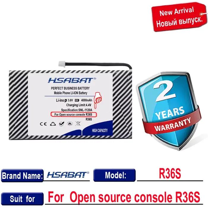 Batterie HSABAT 4000mAh rechargeable pour console open source R36S machine de jeu pour joueurs occasionnels et passionnés occasions spéciales
