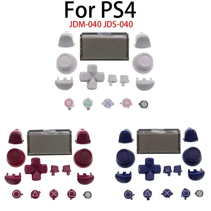 Ensemble complet JoysUniverse R1 L1 Inter inj DSub Direction Key lèvent de certes ABXY pour PS4 Pro Slim JDS 040 Contrôleur de JDS-040