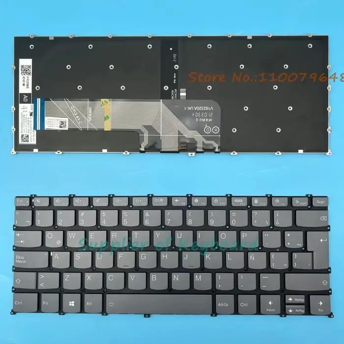 Clavier anglais/russe/français/espagnol latin/royaume-uni/portugais pour Lenovo Yoga Slim 7-14ARE05 7-14ITL5 7-14IIL05 7-14ITL05 rétro-éclairé