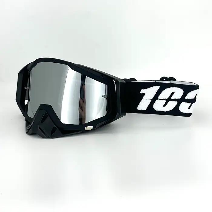 Lunettes de protection pour casque de moto, pour hommes et femmes, coupe-vent, UV400, pour motocross, tout-terrain, VTT, ATV, ski, course