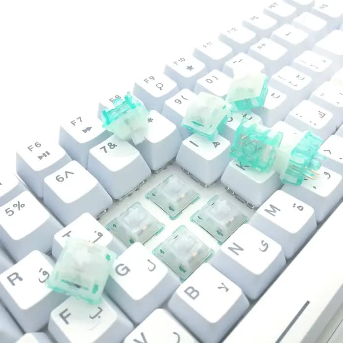 Tecsee DIY Tactile/Linear Mechanical Keyboard Tester Samples Pack Switches of the Key Core Trial Gaming RGB SMD MX Switch