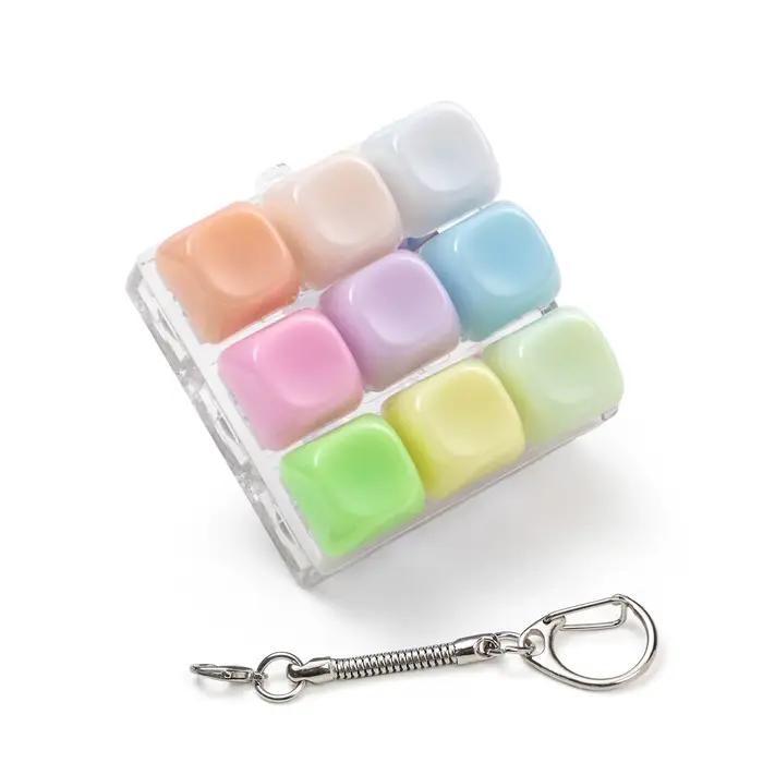 9 touches en céramique lisses avec éclairage RGB