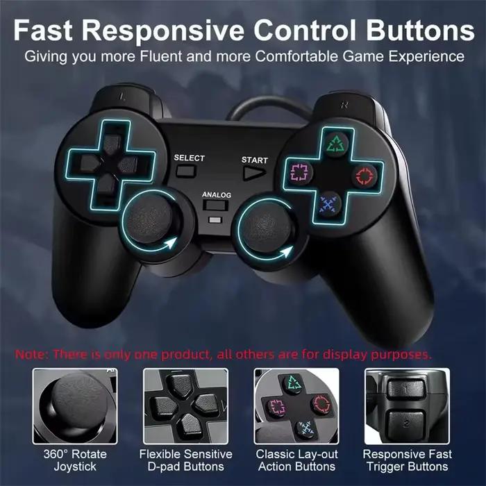 Manette filaire Roreta pour PS2