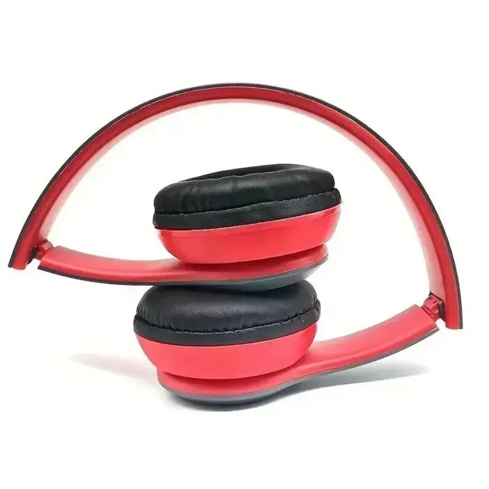 Casque d'écoute sans fil Bluetooth 5.0 portable et pliable multifonctionnel pour connexion Bluetooth carte TF et filaire pour homme et femme usage quotidien et voyage