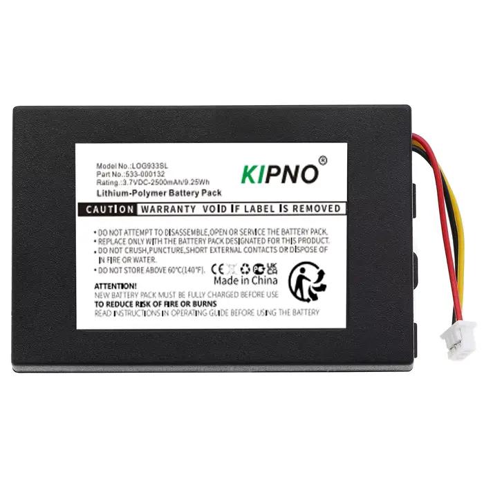 Batterie pour casque sans fil KIPNO 2500mAh Logitech 533-000132 G933 G533 G935 G635 G633