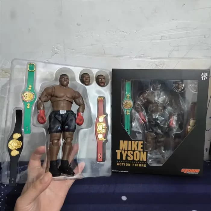 3 tête visage tempête jouets boxe Boxer Champion Mike Tyson Final rond Mike Tyson figurine à collectionner modèle jouet