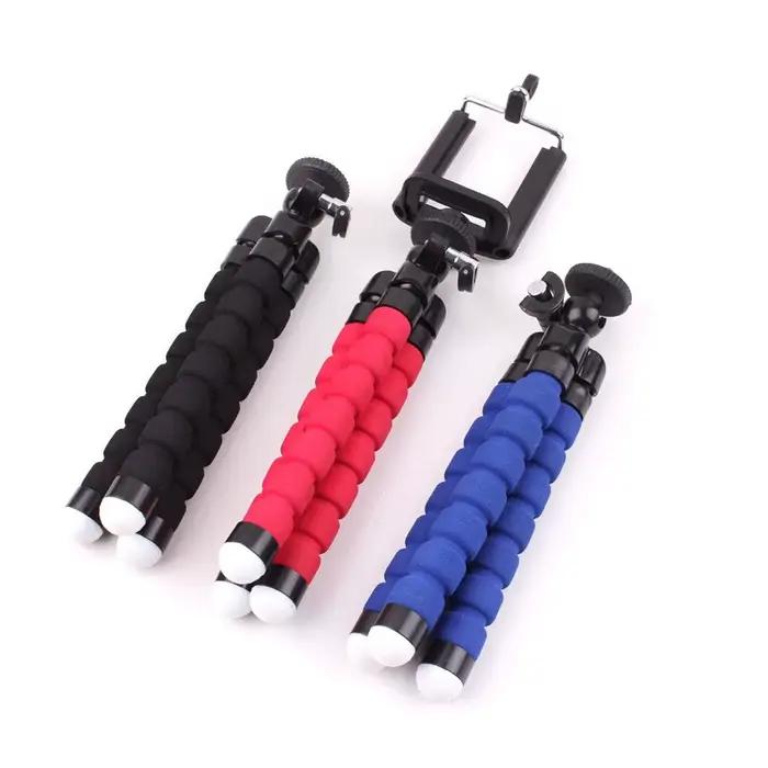 Mini Trépied Octopus Flex Bleu Foncé Stabilité Anti-Dérapante Universel pour Caméras d’Action GoPro SJCAM Xiaomi Yi