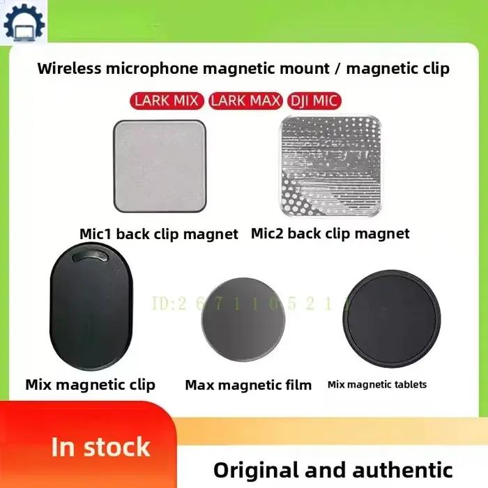 Microphone sans fil Mix/Lark Max/DJI MIC avec clip magnétique et kit de fixation