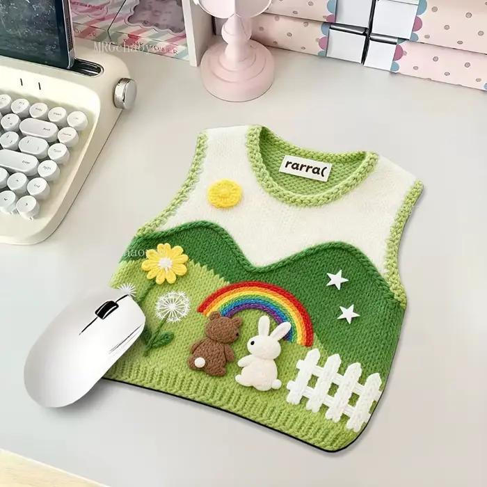 Nouveau tapis de souris imprimé avec motif de dessin animé