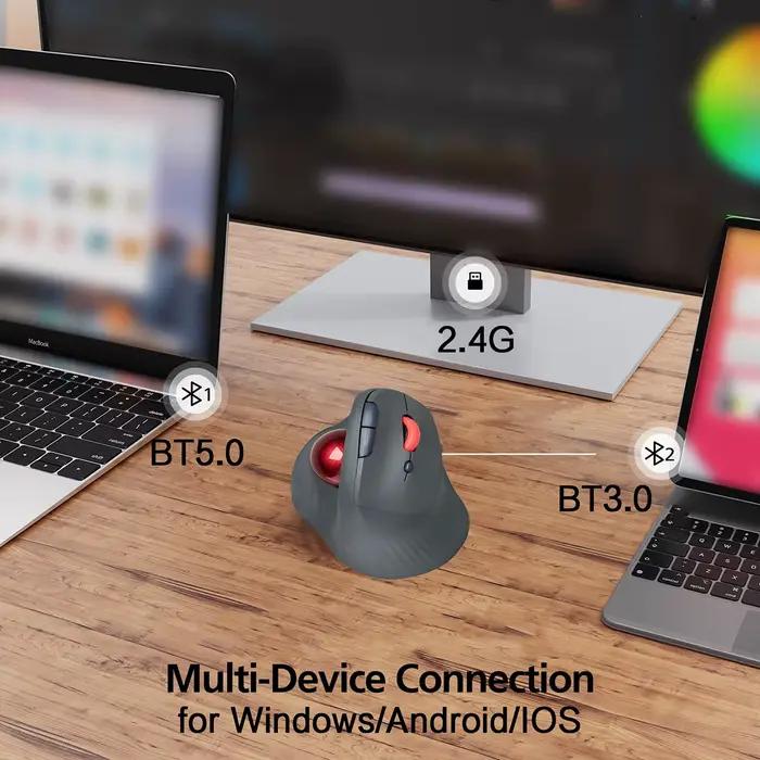 JOMAA souris Trackball sans fil