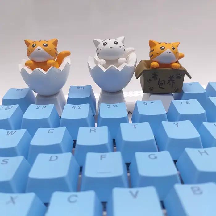 Personnalisez votre clavier avec des capuchons de touches de chat mignon – Axe PBT Cherry MX Artisan Anime Pink Kawaii