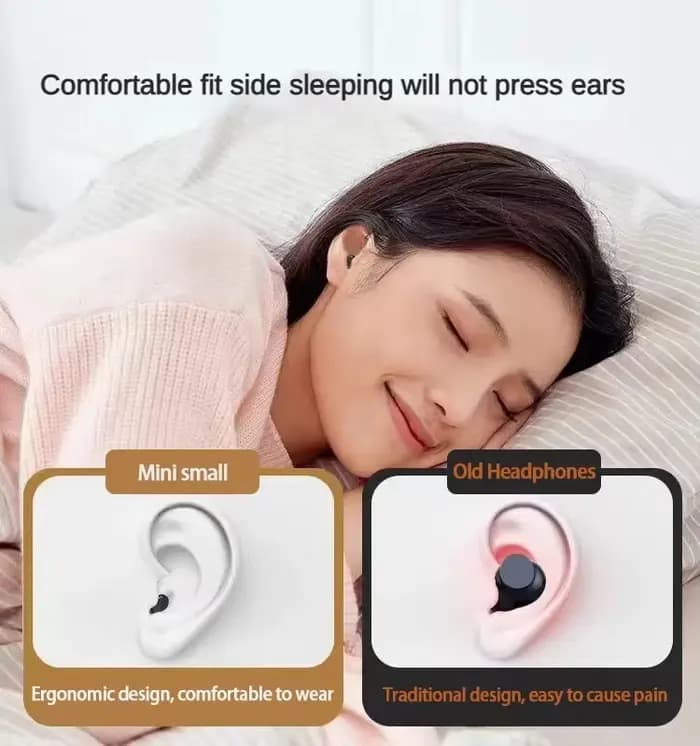 Mini 5.3 casque sans fil bluetooth petits écouteurs sommeil travail sport
