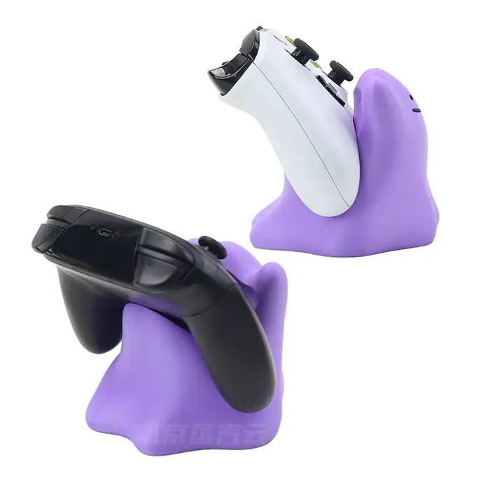 Support de contrôleur de jeu Pokémon violet mignon pour Xbox PS5 Nintendo Switch affichage de jeu sur ordinateur de bureau accessoire anime japonais confortable et pratique pour gamer adultes occasions spéciales