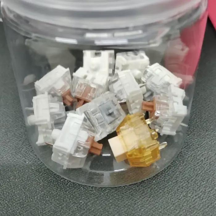 Kailh Speed clavier interrupteur Bronze cuivre or rose épais or argent RGB SMD