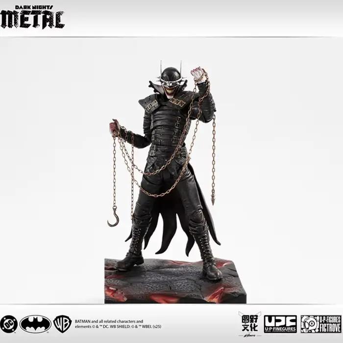 En stock LIANGPINZHIZAO The Batman Who Laughs Figurine articulée 1/12 Arkham Knight LPZZ DARK NIGHTS METAL