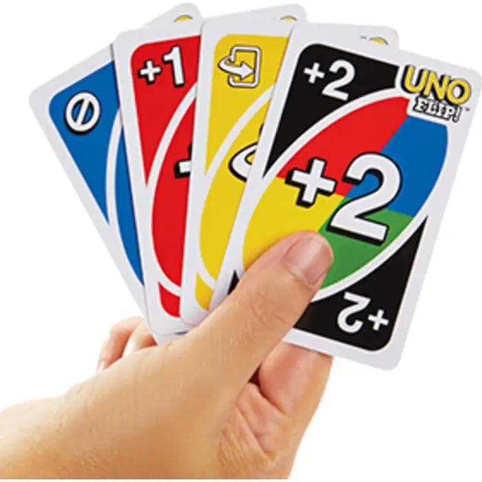 100% Original Mattel UNO jeu de cartes à rabat Deck Poker 112