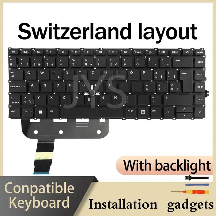 Clavier rétroéclairé pour HP EliteBook 840 G7/845 G7/840 G8 (Brésil