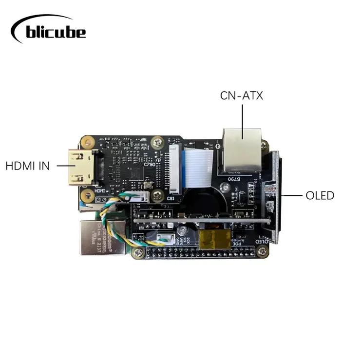PiKVM v3 BliKVM HAT "KVM sur IP" Raspberry Pi 4b PoE HDMI CSI