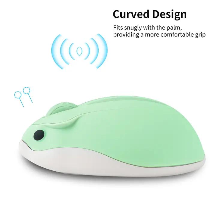 Souris sans fil 2.4G, aspect Hamster mignon