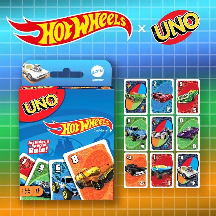 Nouveau jeu de cartes à collectionner authentique Mattel Uno Elite Hot Wheels X Formule 1 F1 Racing