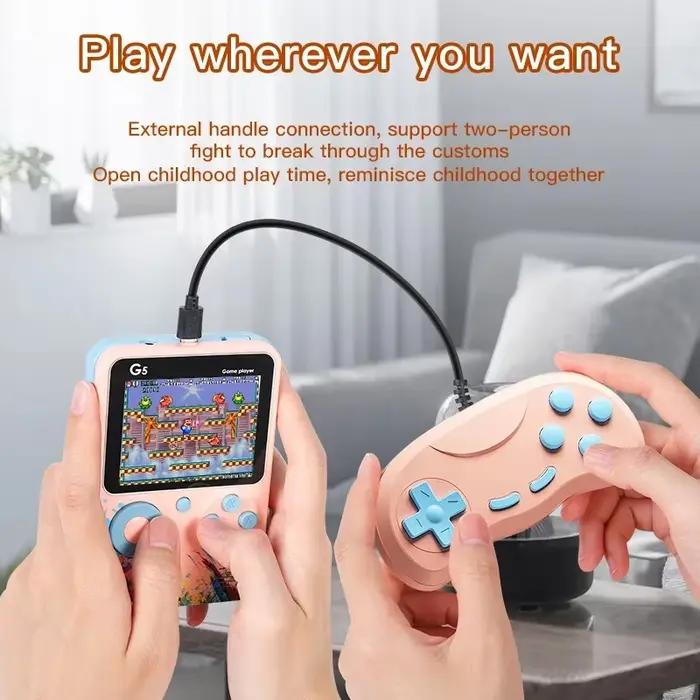 Console de jeux vidéo portable G5 500 en 1 MINI
