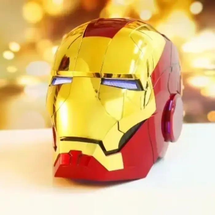 Nouveau Casque Iron Man Mk5 Marvel Avengers 1/1, Activé par la Voix, Ouverture/fermeture Électrique, Cadeau d'Anniversaire, Modèle de Collection