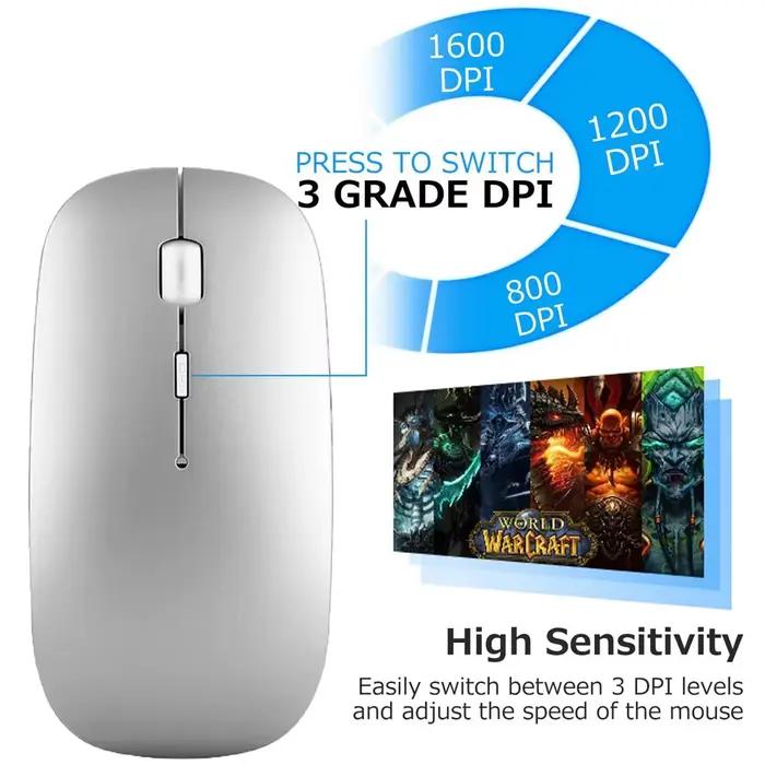 Français Bluetooth clavier souris Combo AZERTY sans fil