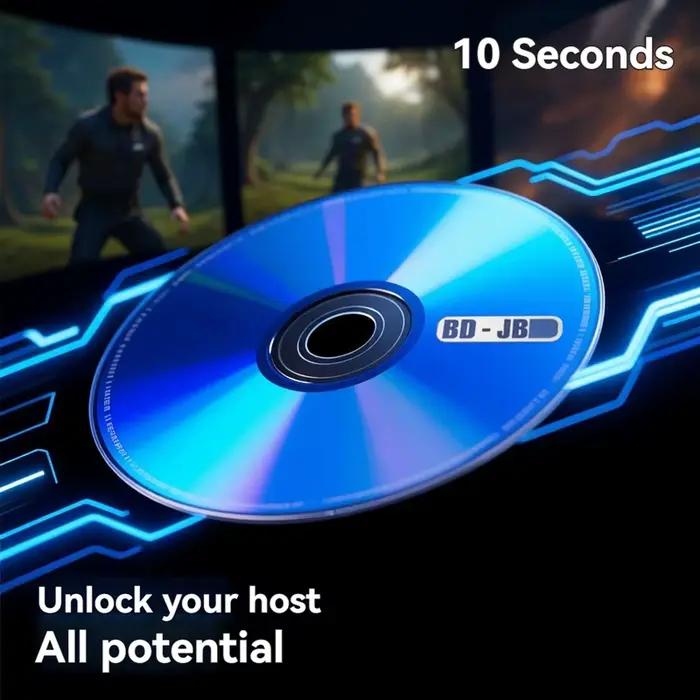 Disque PS4 Jailbreak - Botte tout-en-un à 1 clic pour FW 9.0-12.52 - Aucun PC nécessaire! Jouer aux jeux de secours