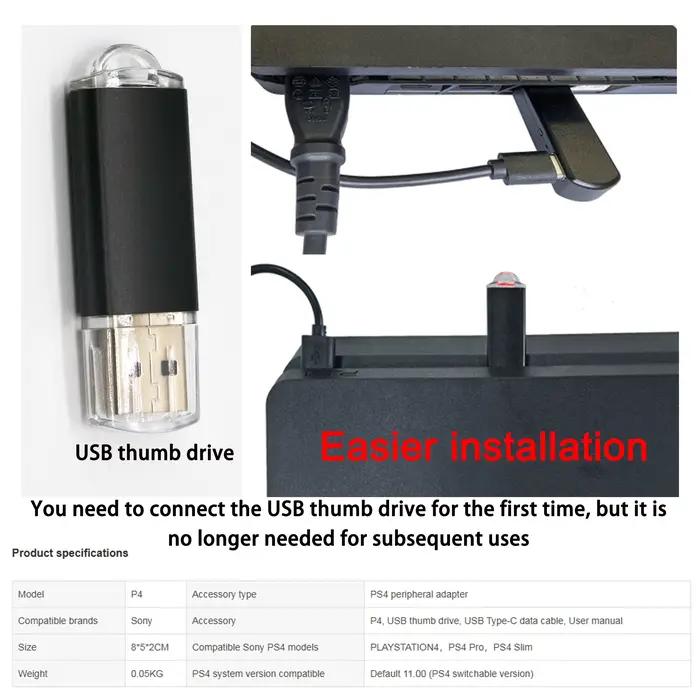 Kit d'outils de modification One-Key JB avec dongle USB et câble Ethernet Type-C