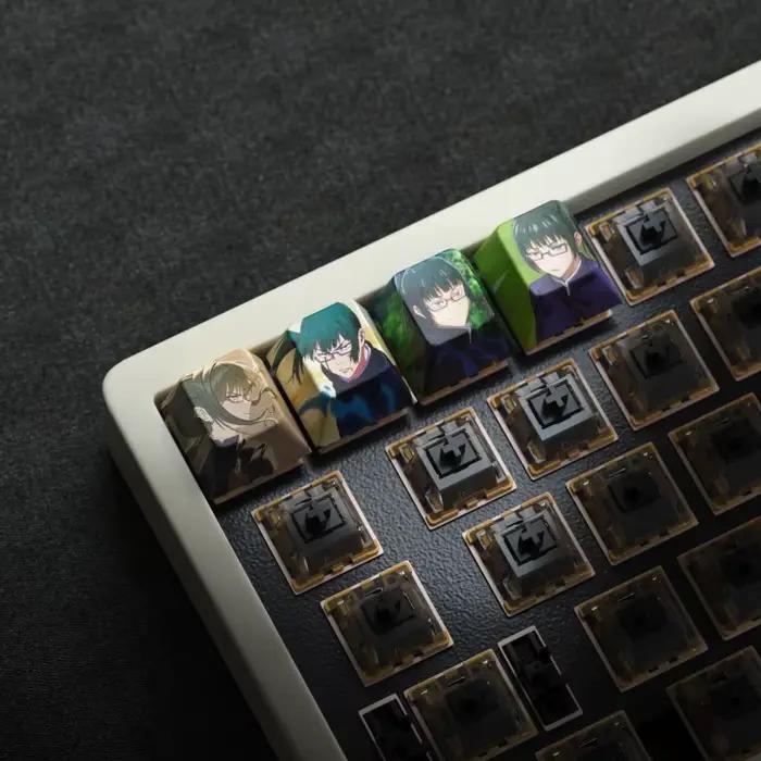 Gojo Satoru Jujutsu Kaisen Anime Keycaps PBT Custom Keyboard
