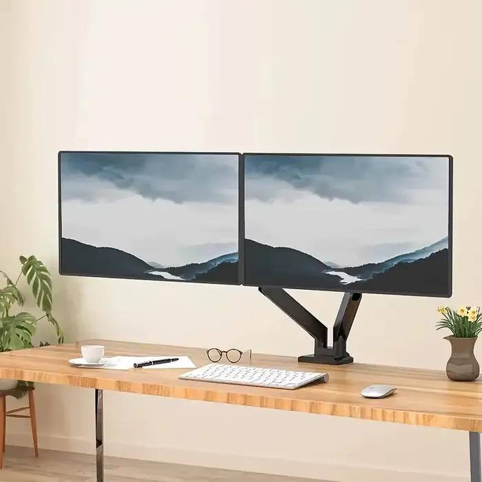 Support de bureau pour double moniteur