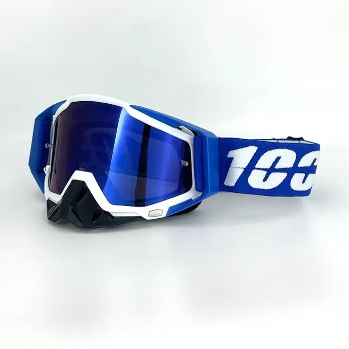 Lunettes de protection pour casque de moto, pour hommes et femmes, coupe-vent, UV400, pour motocross, tout-terrain, VTT, ATV, ski, course
