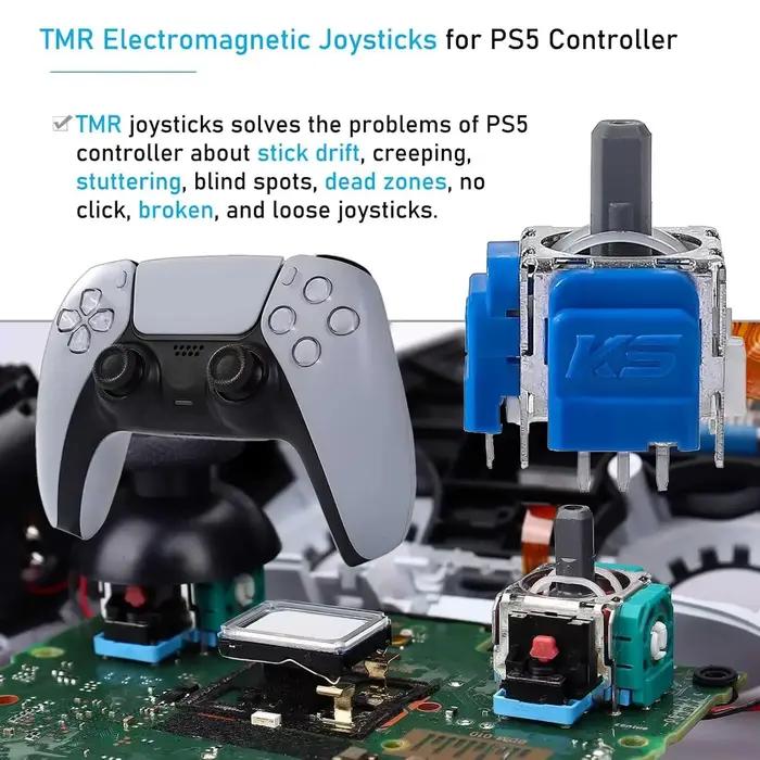 Manette électromagnétique TMR pour manette PS5