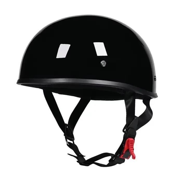 Casque de moto demi-visage vintage, rétro, 138, scooter, Cruiser,Chopper