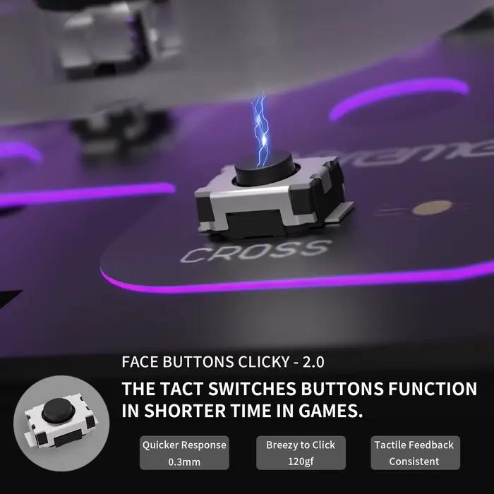 Kit eXtremeRate Whole Clicky V2 pour PS5 manette BDM-040 050 060 boutons clicky micro-interrupteurs commutateurs tactiles haute précision amélioration performante gaming compétitif