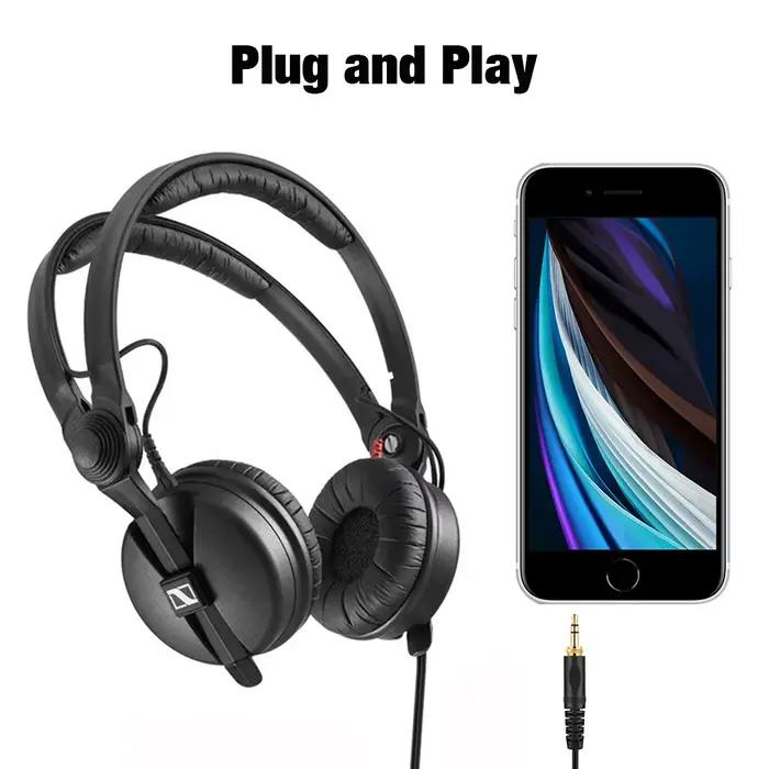 Câble de remplacement pour écouteurs Sennheiser HD25 HD25-1 HD265 HD535 HD545 HD560 HD565 HD580 HD600 HD650