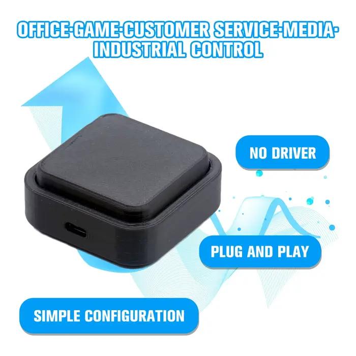 Mini One Key USB Programmable Macro Keyboard For Windows Linux MacOS Hot Key Mouse One Key Button USB